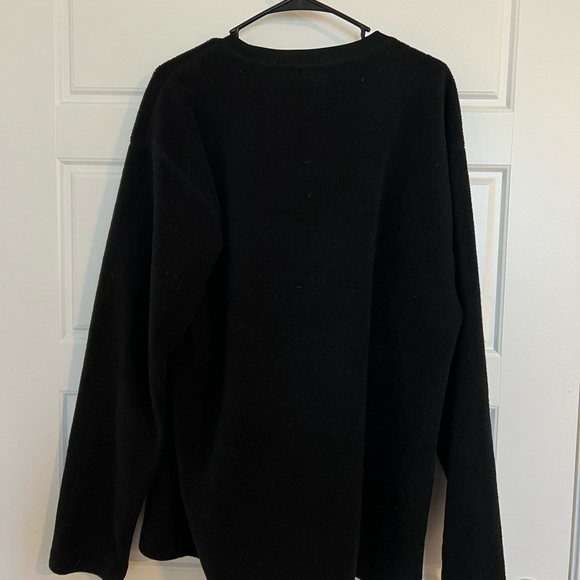 𝅺levi’s Men’s Red Tab Black Sherpa Sweater Size XL - Picture 5 of 7